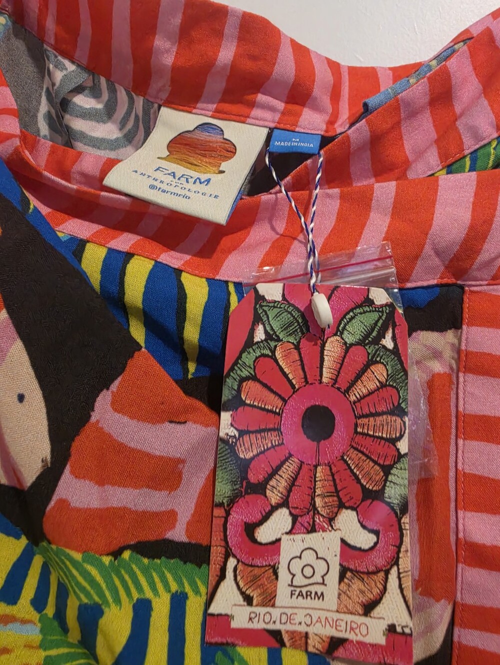 NWT Farm Rio Fish Wrap Skirt - Picture 2 of 7